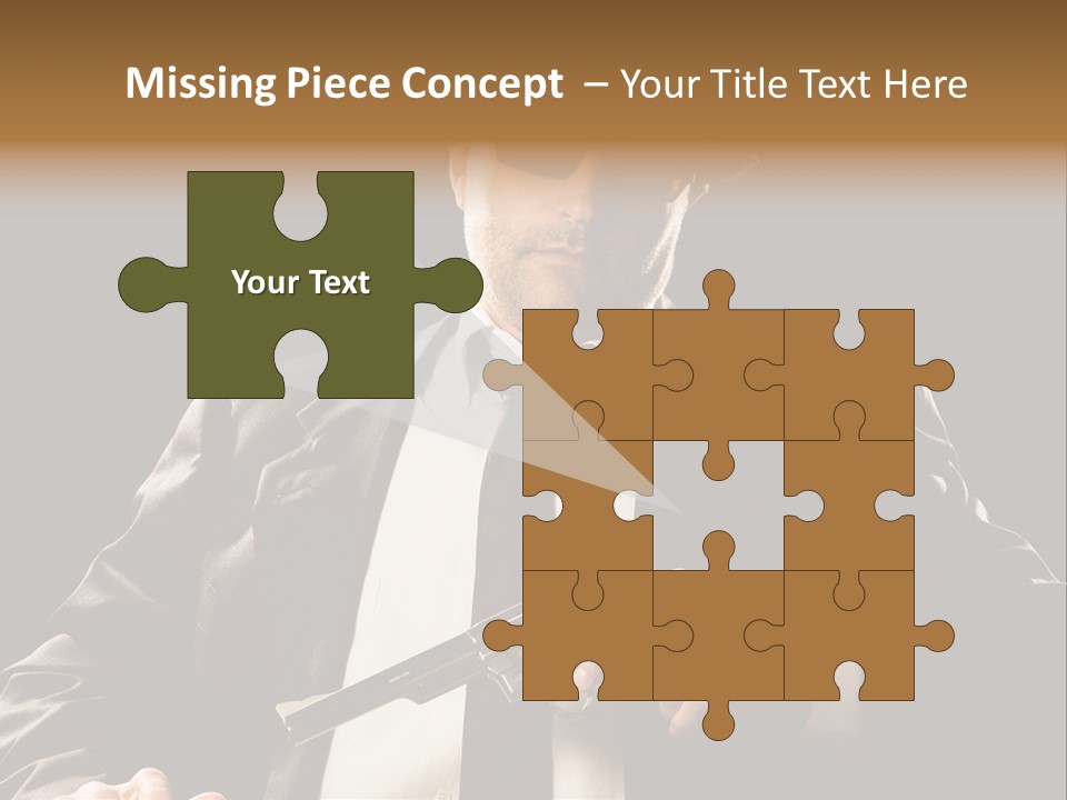 Mob  Face PowerPoint Template