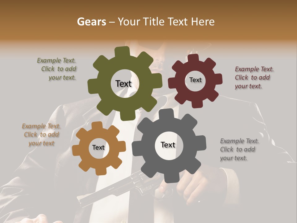 Mob  Face PowerPoint Template