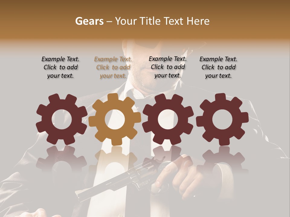 Mob  Face PowerPoint Template