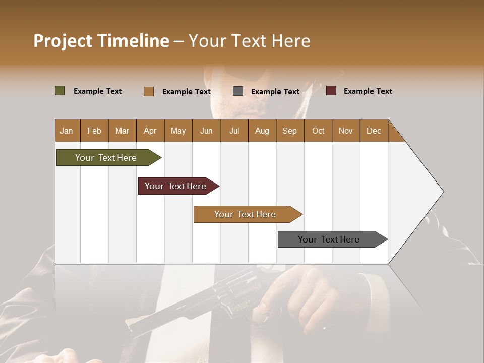 Mob  Face PowerPoint Template