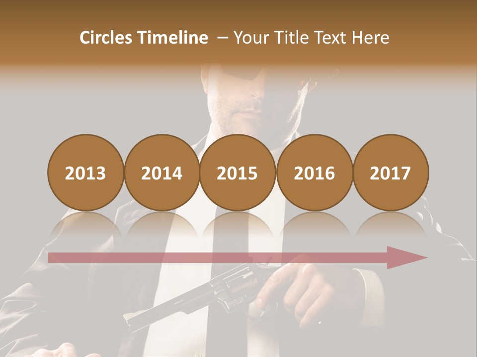 Mob  Face PowerPoint Template