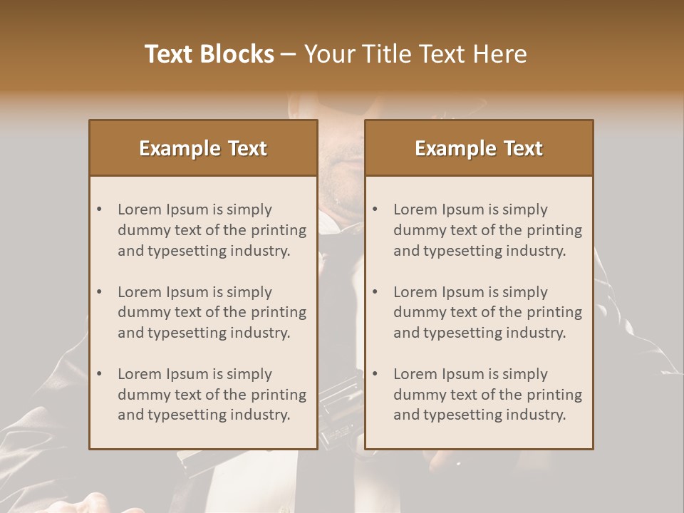 Mob  Face PowerPoint Template