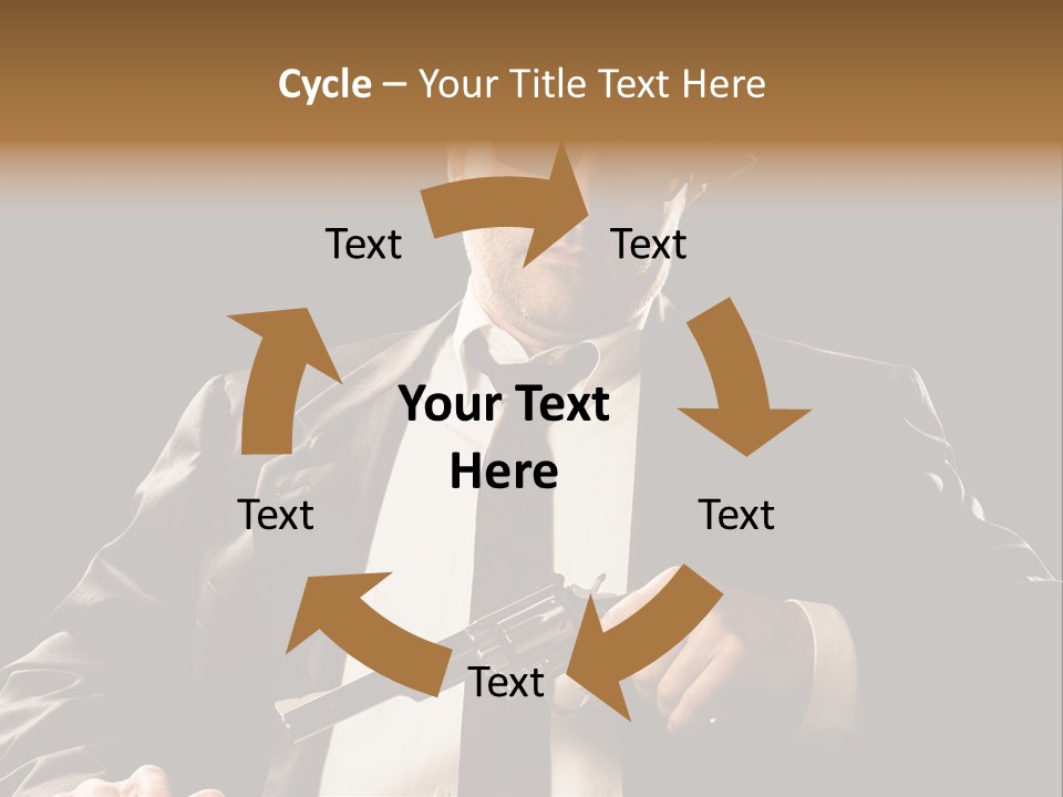 Mob  Face PowerPoint Template