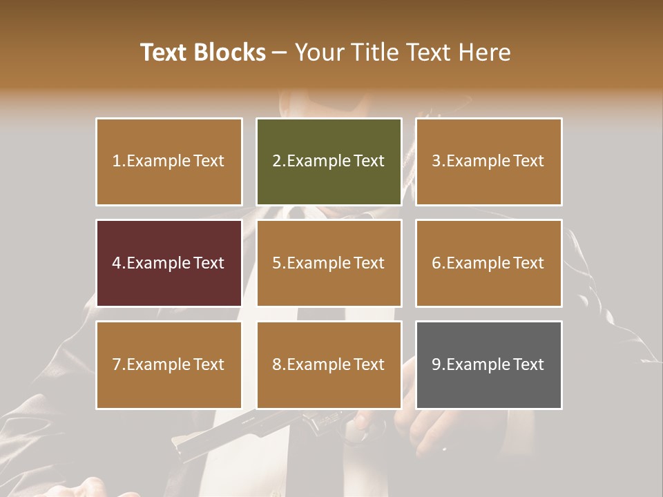 Mob  Face PowerPoint Template