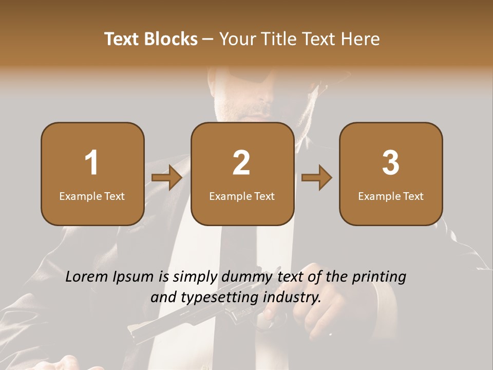 Mob  Face PowerPoint Template