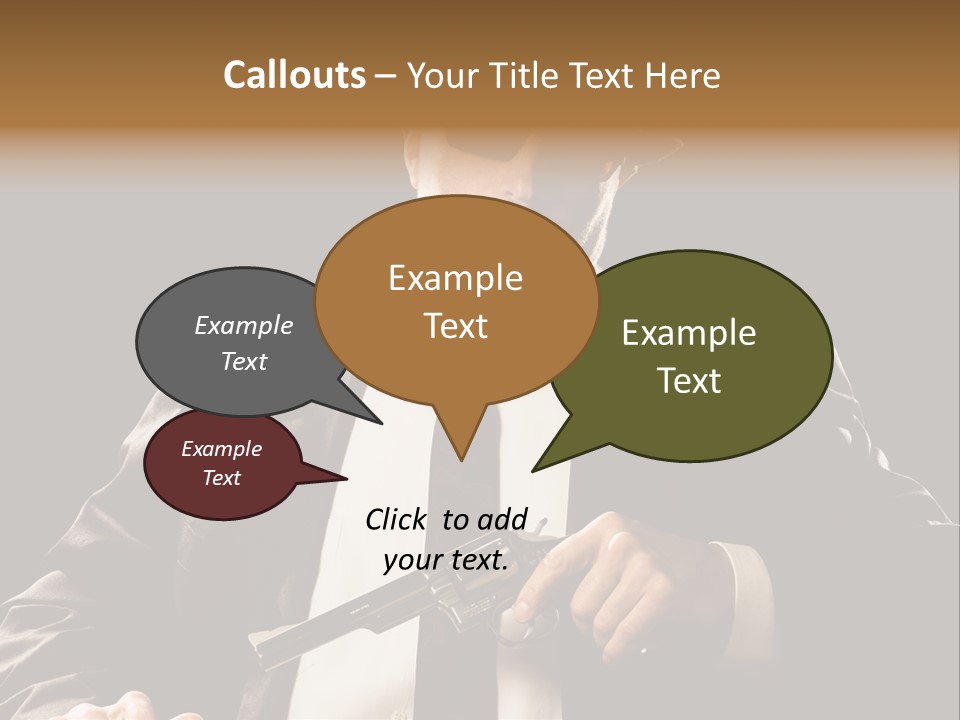 Mob  Face PowerPoint Template