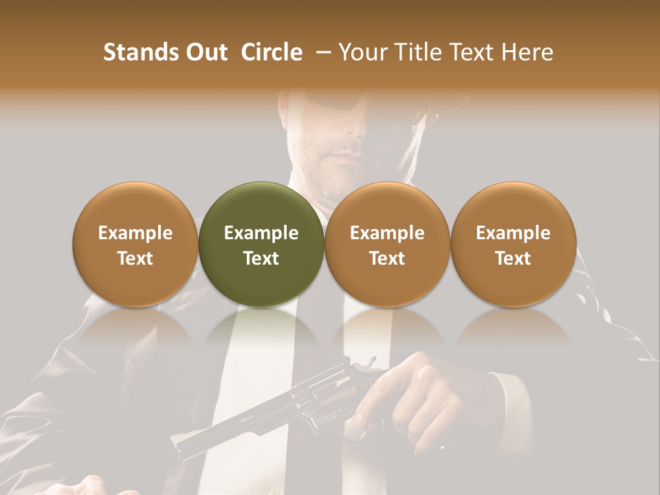 Mob  Face PowerPoint Template