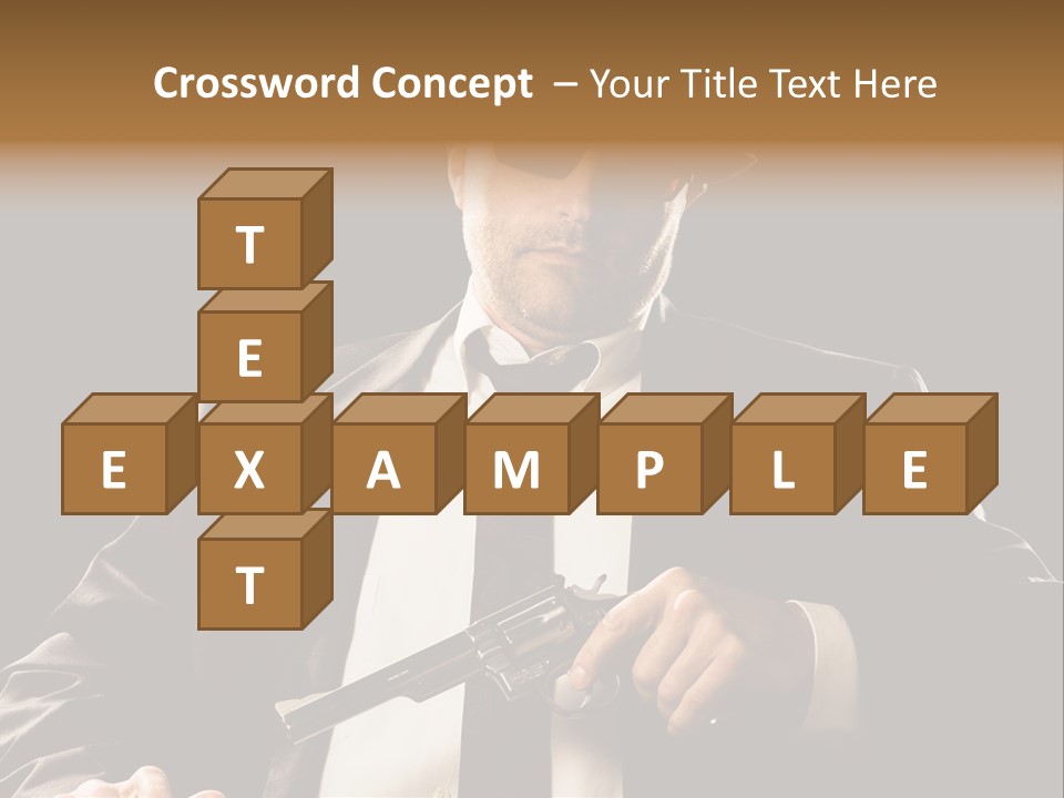 Mob  Face PowerPoint Template