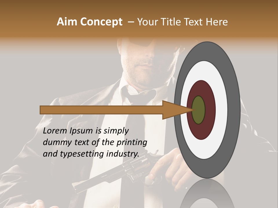 Mob  Face PowerPoint Template