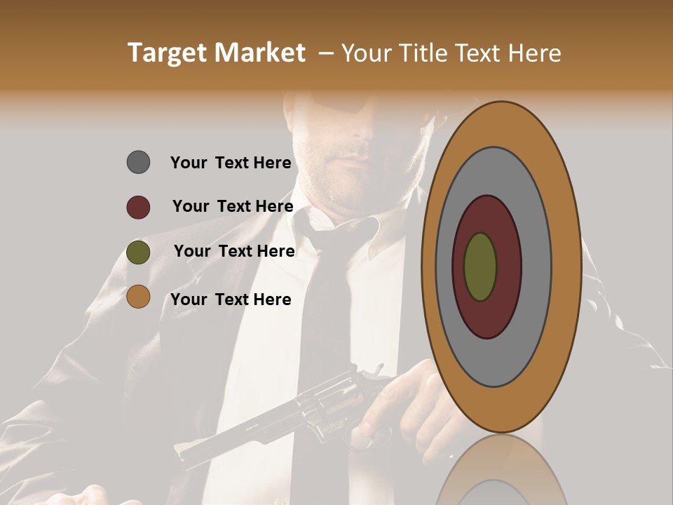 Mob  Face PowerPoint Template