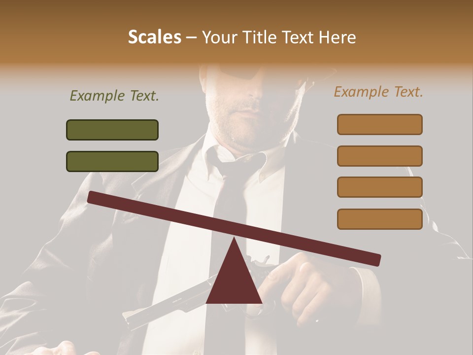 Mob  Face PowerPoint Template