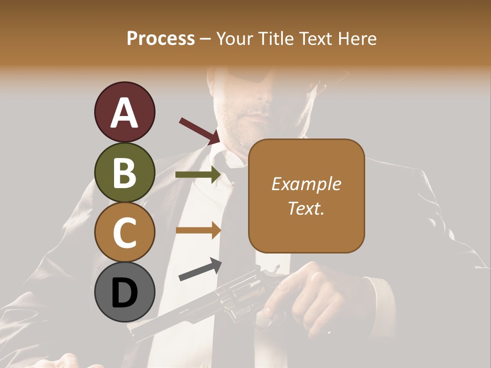 Mob  Face PowerPoint Template