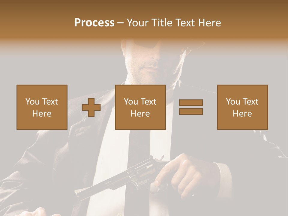 Mob  Face PowerPoint Template