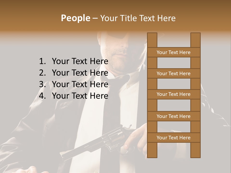 Mob  Face PowerPoint Template