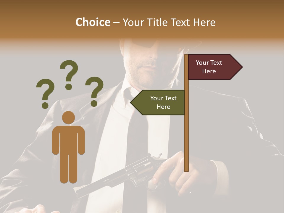 Mob  Face PowerPoint Template