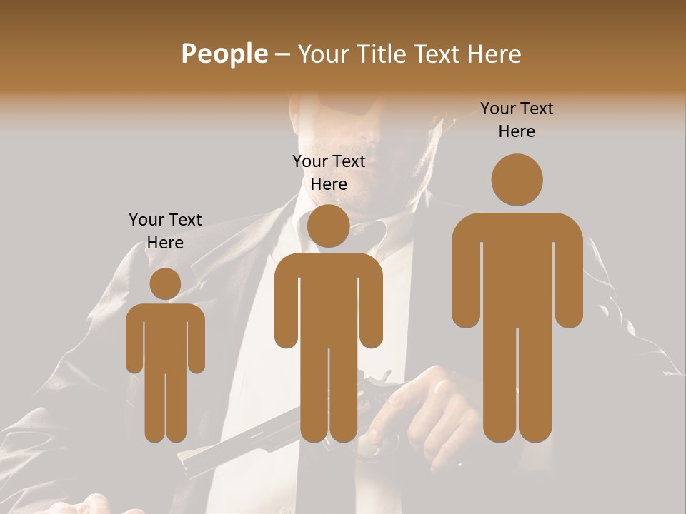 Mob  Face PowerPoint Template