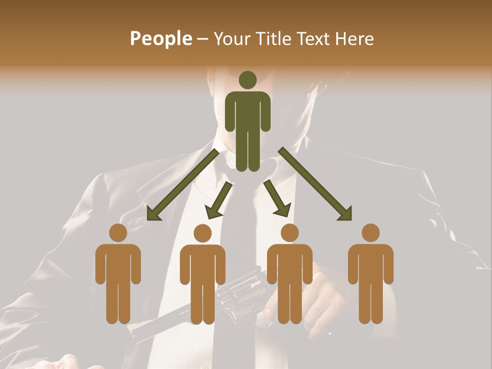 Mob  Face PowerPoint Template