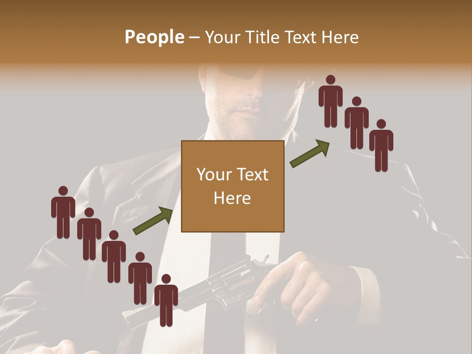 Mob  Face PowerPoint Template