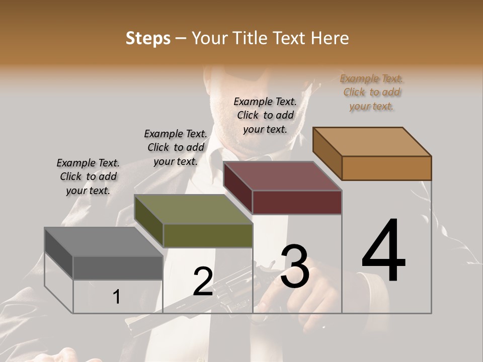 Mob  Face PowerPoint Template