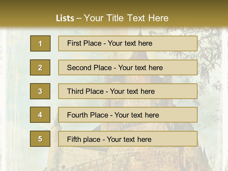 Segovia Texture Style PowerPoint Template