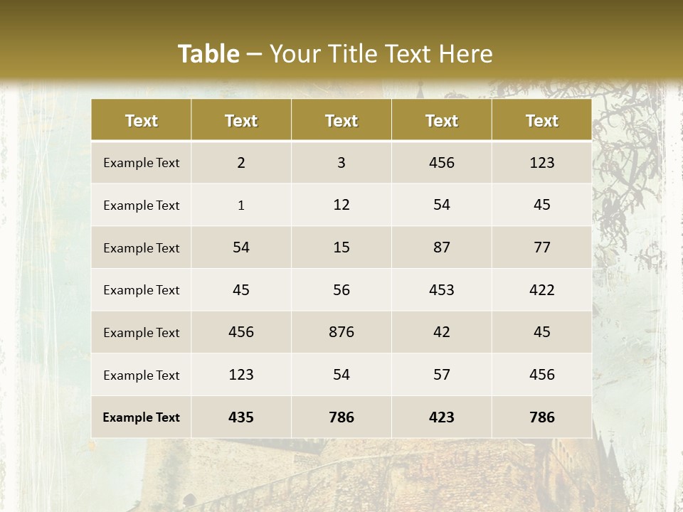 Segovia Texture Style PowerPoint Template