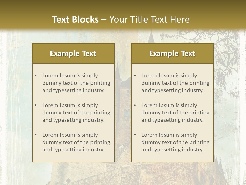 Segovia Texture Style PowerPoint Template