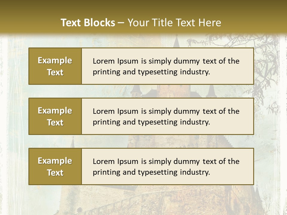 Segovia Texture Style PowerPoint Template