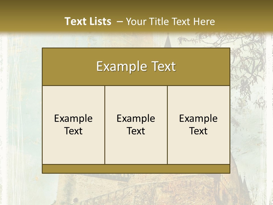 Segovia Texture Style PowerPoint Template