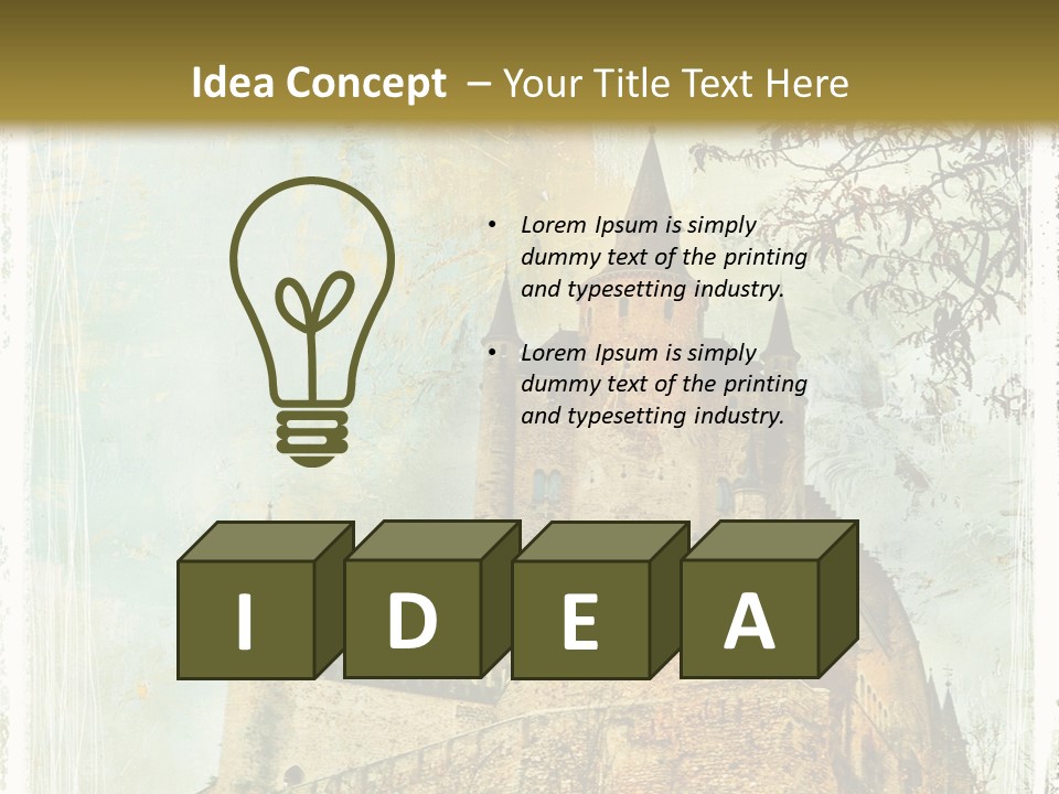 Segovia Texture Style PowerPoint Template