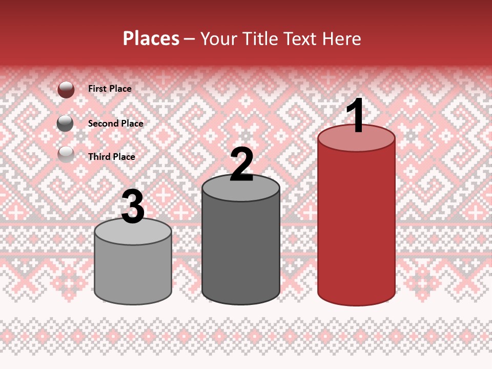 Knitting Culture Figure PowerPoint Template