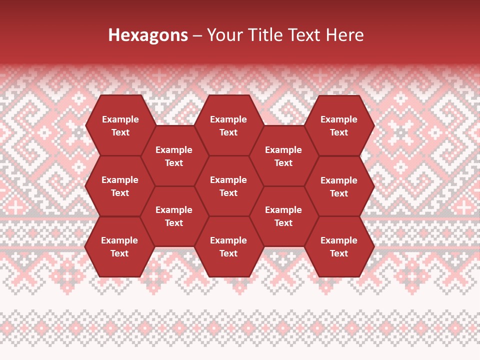 Knitting Culture Figure PowerPoint Template