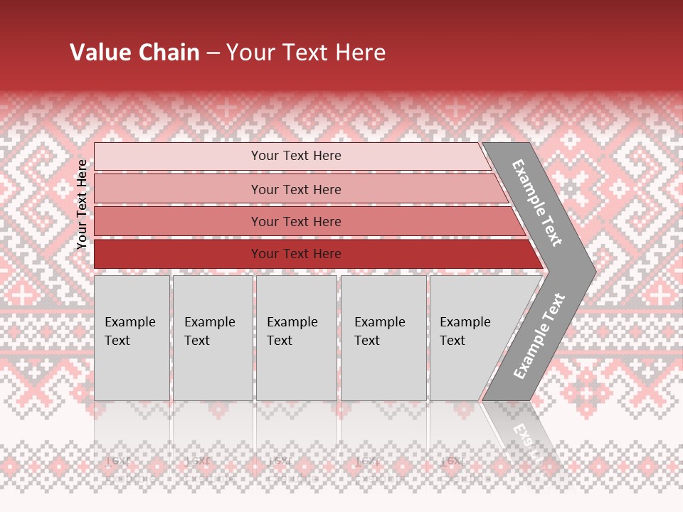 Knitting Culture Figure PowerPoint Template