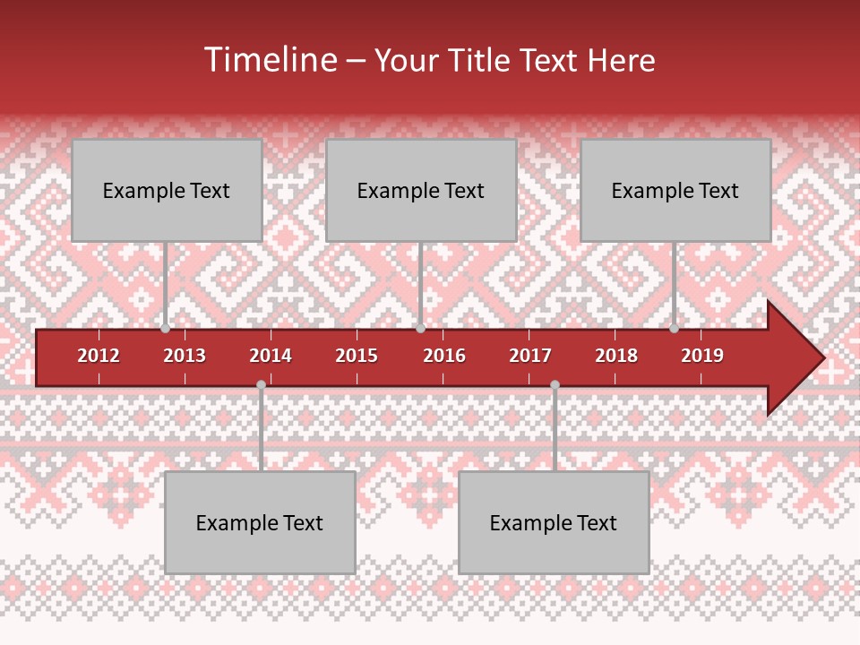 Knitting Culture Figure PowerPoint Template
