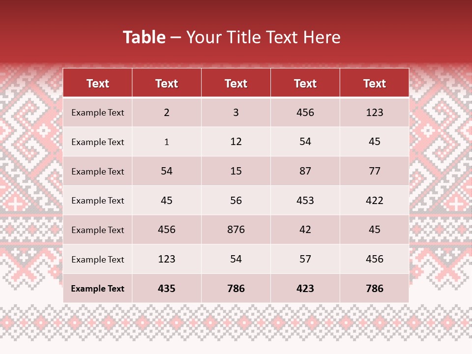 Knitting Culture Figure PowerPoint Template