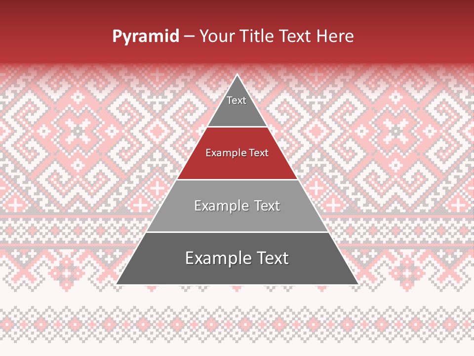 Knitting Culture Figure PowerPoint Template