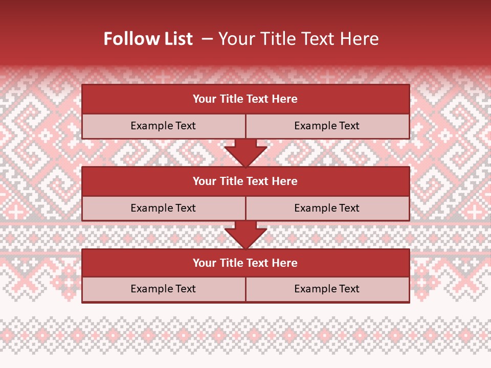 Knitting Culture Figure PowerPoint Template