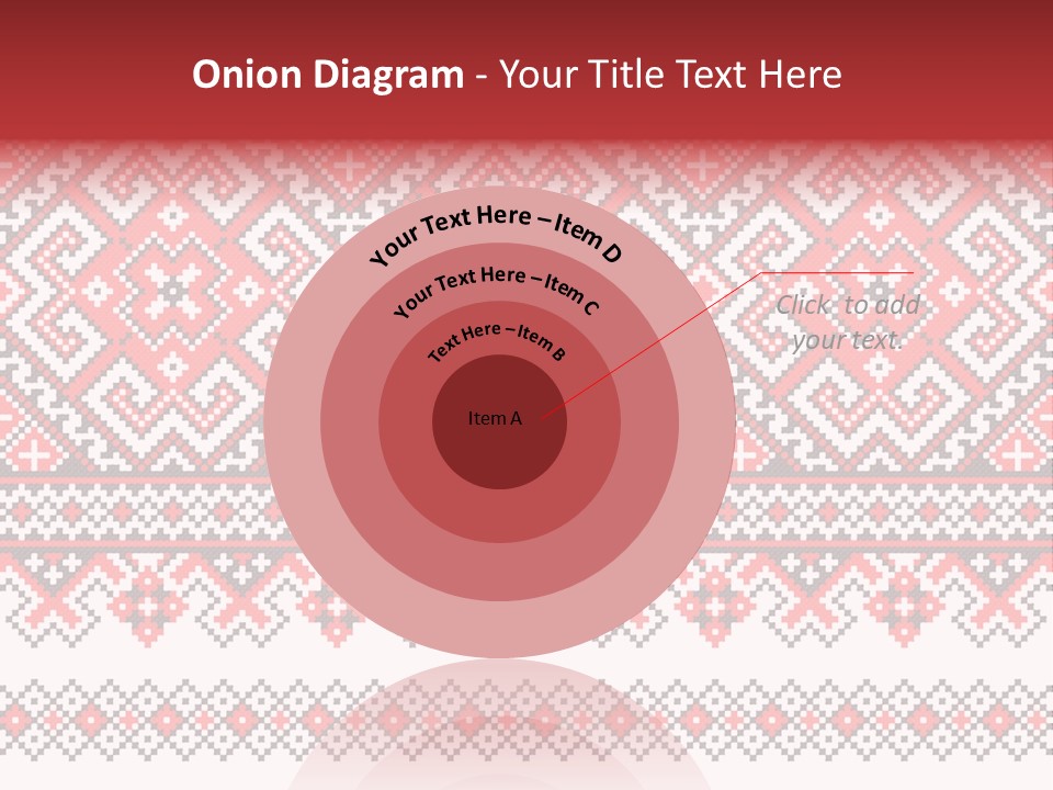 Knitting Culture Figure PowerPoint Template