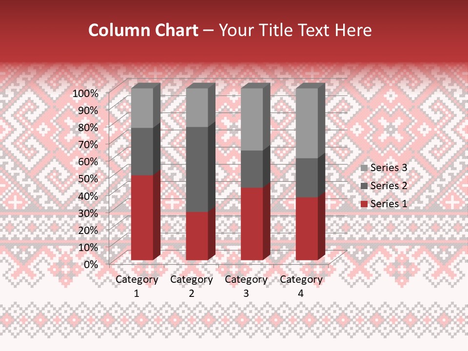 Knitting Culture Figure PowerPoint Template