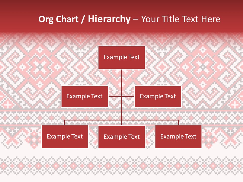 Knitting Culture Figure PowerPoint Template