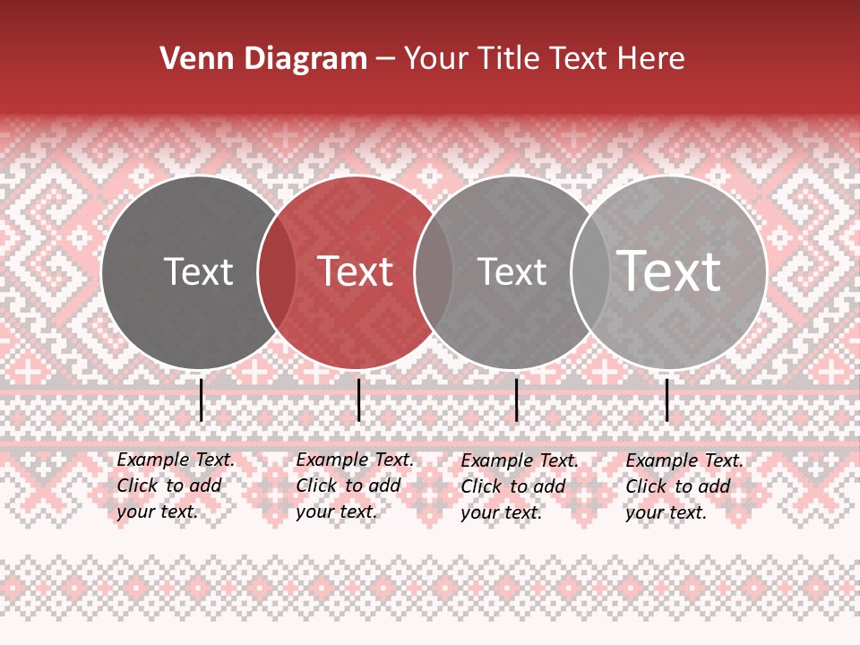 Knitting Culture Figure PowerPoint Template