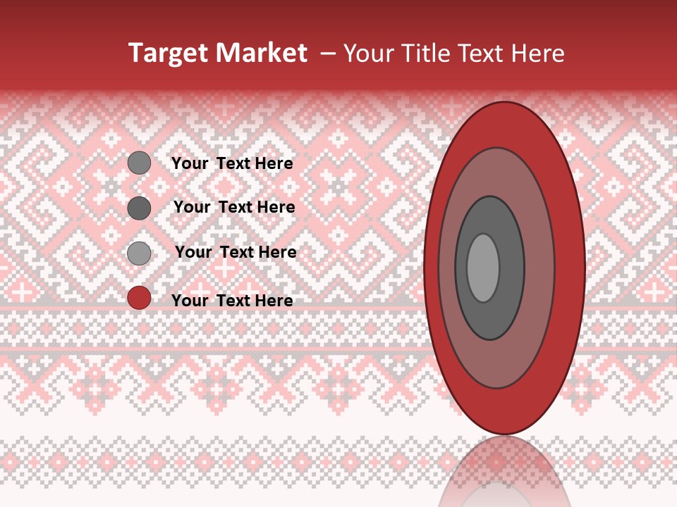 Knitting Culture Figure PowerPoint Template