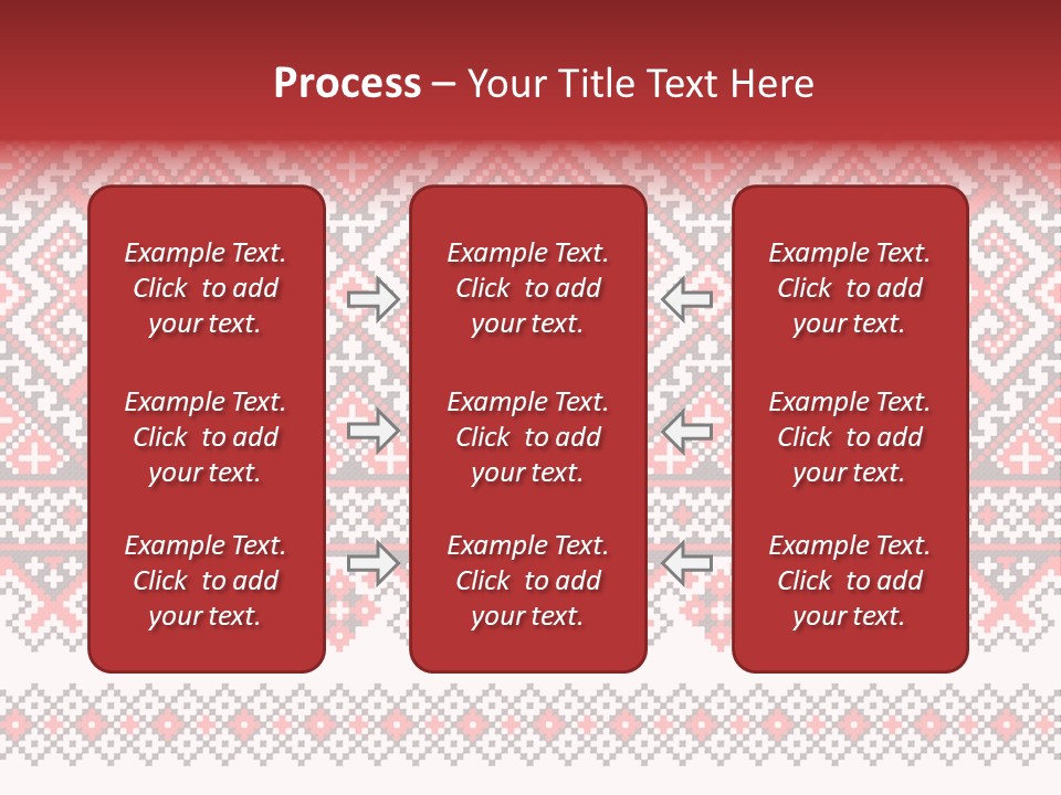 Knitting Culture Figure PowerPoint Template