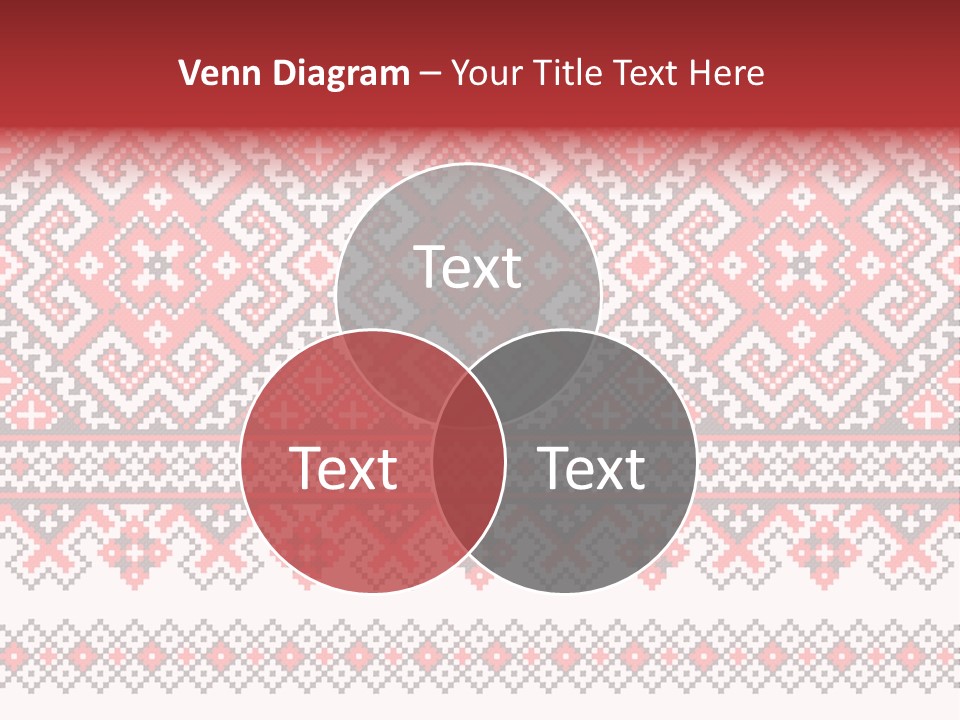 Knitting Culture Figure PowerPoint Template