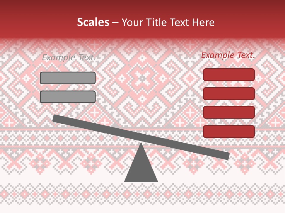 Knitting Culture Figure PowerPoint Template