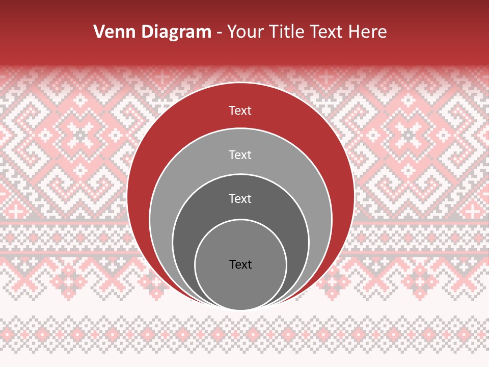 Knitting Culture Figure PowerPoint Template