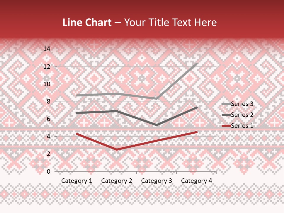 Knitting Culture Figure PowerPoint Template