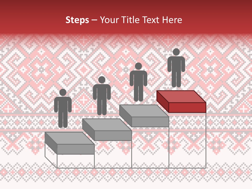 Knitting Culture Figure PowerPoint Template
