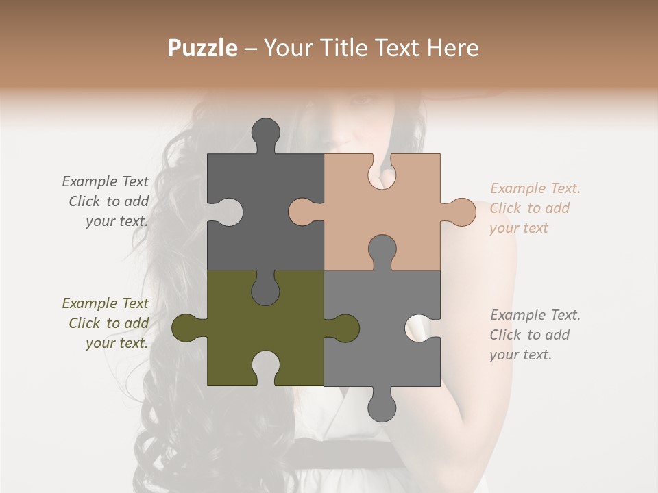 Living Wavy Pretty PowerPoint Template