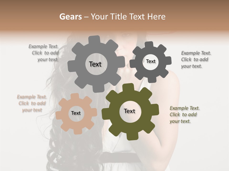 Living Wavy Pretty PowerPoint Template