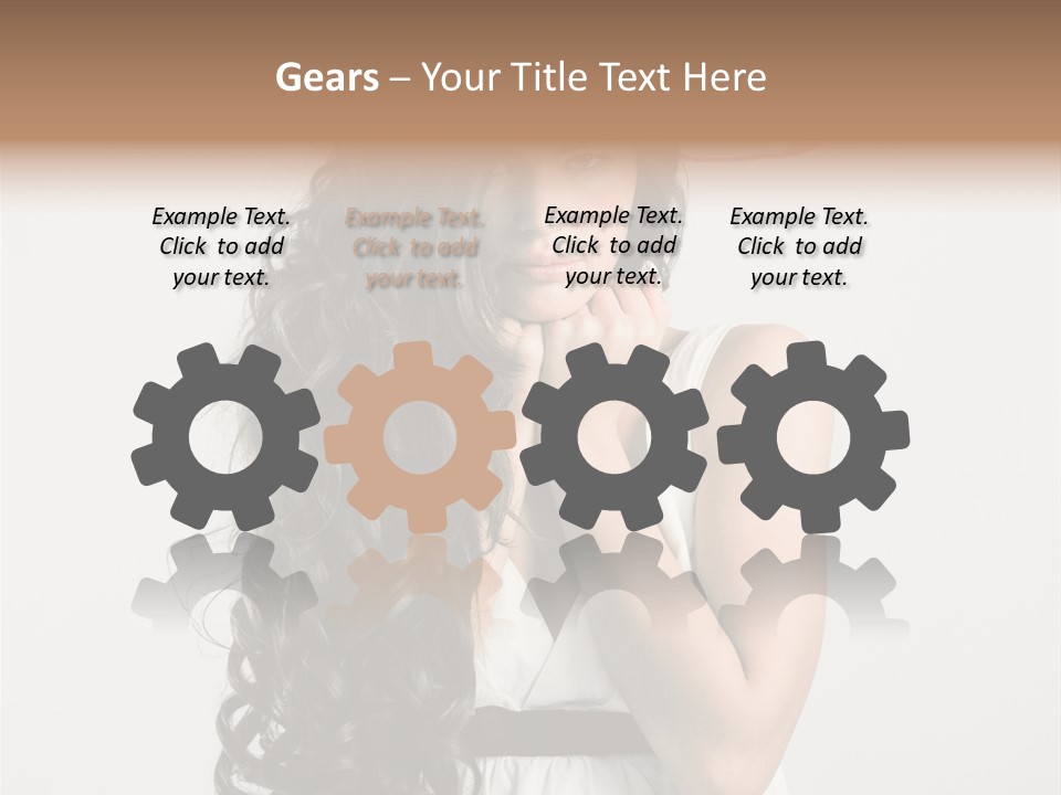 Living Wavy Pretty PowerPoint Template